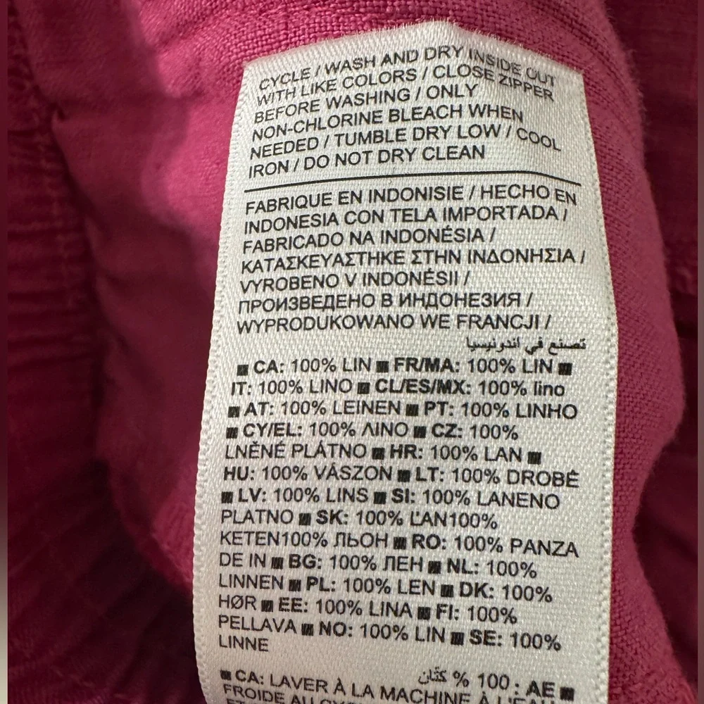 Retreat Wide Leg Linen Pant - Athleta - Size 2X - Picture 5 of 11